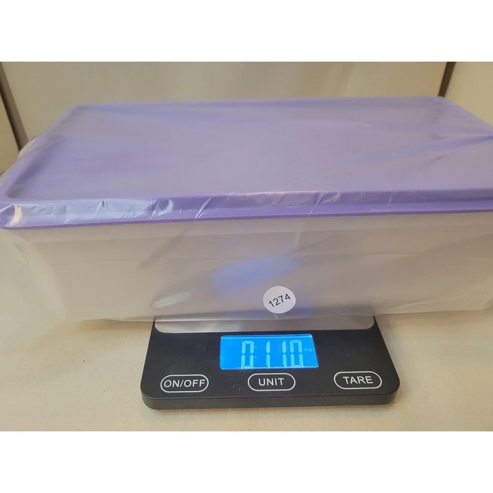 *RARE* Tupperware Kracker Keeper Rectangular Food Storage Container Purple Lid
